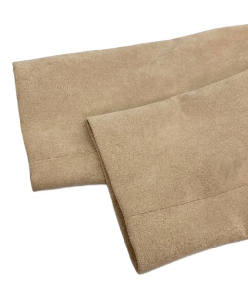 INED（イネド）INED (イネド) エコレザージャケット ベージュ サイズ:9の古着・服飾アイテム