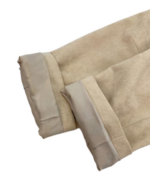 INED（イネド）INED (イネド) エコレザージャケット ベージュ サイズ:9の古着・服飾アイテム