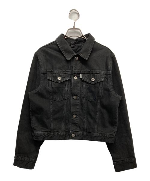 COCODEAL（ココディール）COCODEAL (ココディール) 製品染めデニムジャケット ブラック サイズ:②の古着・服飾アイテム