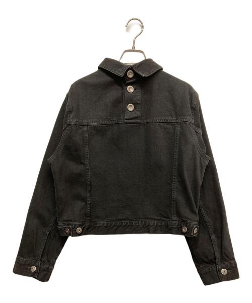 COCODEAL（ココディール）COCODEAL (ココディール) 製品染めデニムジャケット ブラック サイズ:②の古着・服飾アイテム