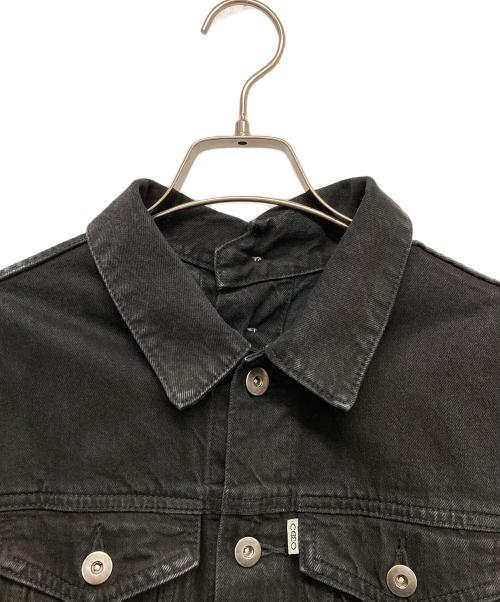COCODEAL（ココディール）COCODEAL (ココディール) 製品染めデニムジャケット ブラック サイズ:②の古着・服飾アイテム