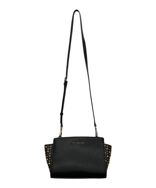 MICHAEL KORS（マイケル・コース）MICHAEL KORS (マイケル・コース) SELMA STUD MD MESSENGER ブラックの古着・服飾アイテム