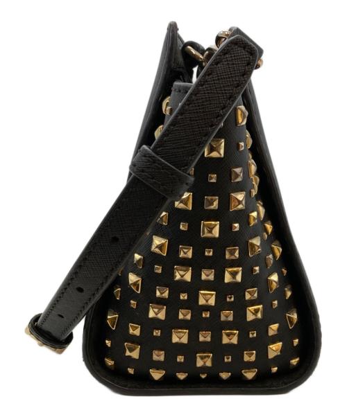 MICHAEL KORS（マイケル・コース）MICHAEL KORS (マイケル・コース) SELMA STUD MD MESSENGER ブラックの古着・服飾アイテム