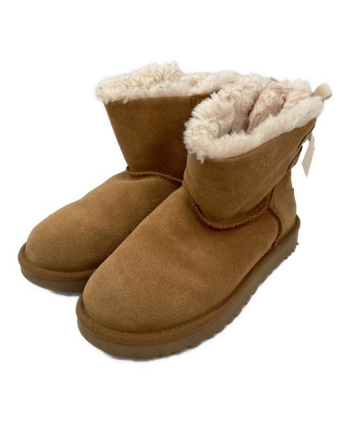 UGG（アグ）UGG (アグ) MINI CONTINUITY BOW ベージュ サイズ:23の古着・服飾アイテム