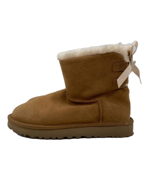 UGG（アグ）UGG (アグ) MINI CONTINUITY BOW ベージュ サイズ:23の古着・服飾アイテム