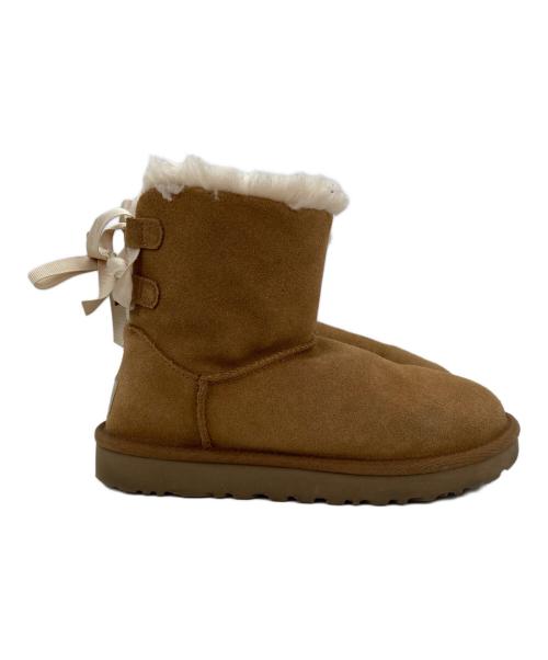 UGG（アグ）UGG (アグ) MINI CONTINUITY BOW ベージュ サイズ:23の古着・服飾アイテム