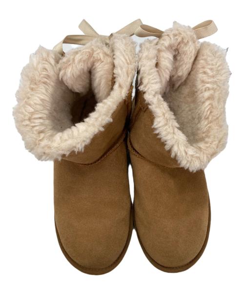UGG（アグ）UGG (アグ) MINI CONTINUITY BOW ベージュ サイズ:23の古着・服飾アイテム