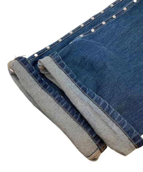 AFB（エーエフビー）AFB (エーエフビー) スタッズデニムパンツ インディゴ サイズ:Ｓの古着・服飾アイテム