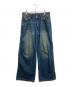 AFB（エーエフビー）の古着「スタッズデニムパンツ」｜インディゴ