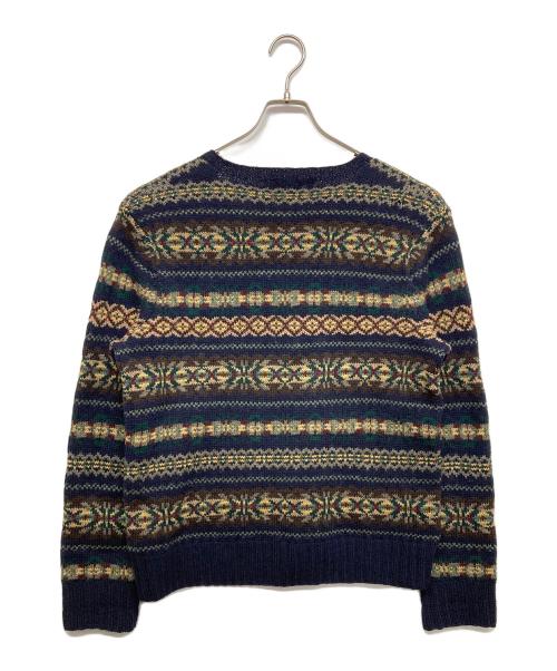 POLO RALPH LAUREN（ポロ・ラルフローレン）POLO RALPH LAUREN (ポロ・ラルフローレン) Vネックニット ネイビー サイズ:Mの古着・服飾アイテム