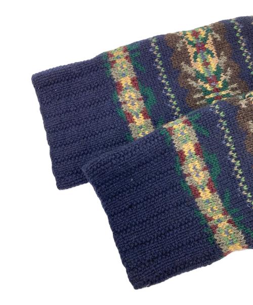 POLO RALPH LAUREN（ポロ・ラルフローレン）POLO RALPH LAUREN (ポロ・ラルフローレン) Vネックニット ネイビー サイズ:Mの古着・服飾アイテム