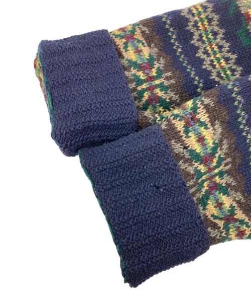 POLO RALPH LAUREN（ポロ・ラルフローレン）POLO RALPH LAUREN (ポロ・ラルフローレン) Vネックニット ネイビー サイズ:Mの古着・服飾アイテム