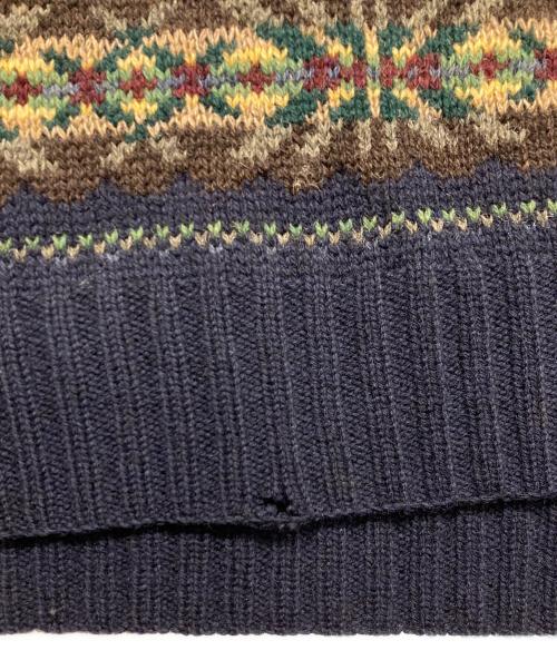 POLO RALPH LAUREN（ポロ・ラルフローレン）POLO RALPH LAUREN (ポロ・ラルフローレン) Vネックニット ネイビー サイズ:Mの古着・服飾アイテム