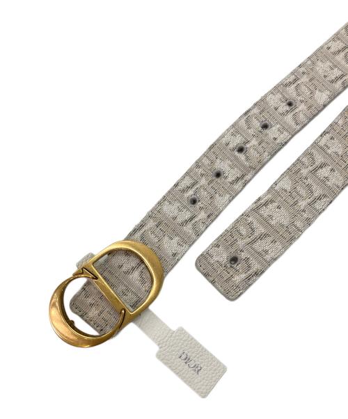 Christian Dior（クリスチャン ディオール）Christian Dior (クリスチャン ディオール) 30モンテーニュリバーシブルベルト ホワイトの古着・服飾アイテム