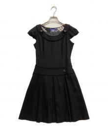 BURBERRY BLUE LABEL（バーバリー ブルー レーベル）の古着「ウールワンピース」｜ブラック