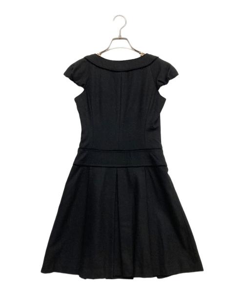 BURBERRY BLUE LABEL（バーバリー ブルー レーベル）BURBERRY BLUE LABEL (バーバリー ブルー レーベル) ウールワンピース ブラック サイズ:36の古着・服飾アイテム