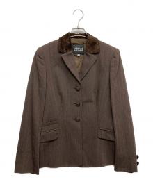 VERSACE JEANS COUTURE（ヴェルサーチ ジーンズクチュール）の古着「テーラードジャケット」｜ブラウン