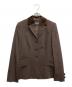 VERSACE JEANS COUTURE（ヴェルサーチ ジーンズクチュール）の古着「テーラードジャケット」｜ブラウン