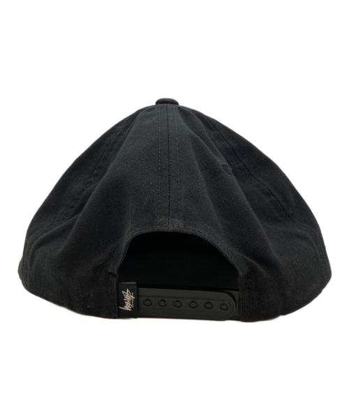 stussy（ステューシー）stussy (ステューシー) ロゴキャップ ブラックの古着・服飾アイテム