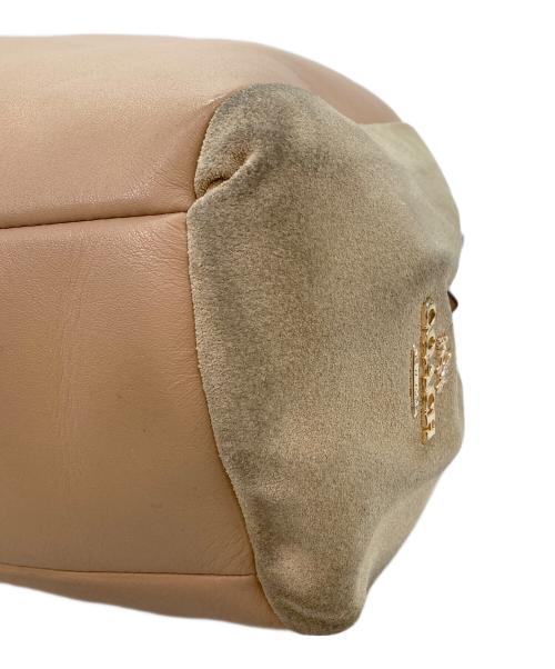 COACH（コーチ）COACH (コーチ) スウェードトートバッグ ベージュの古着・服飾アイテム