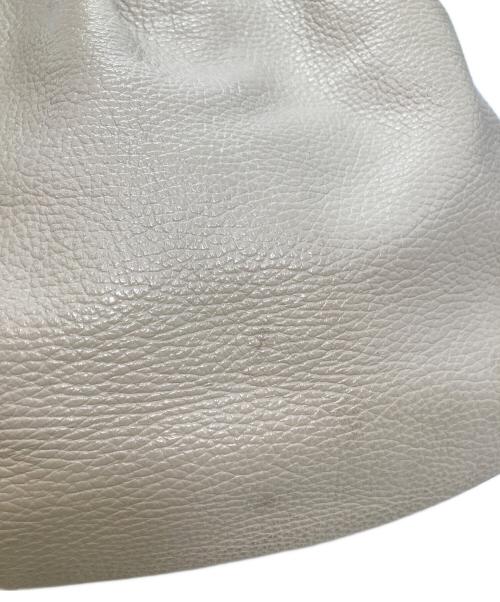 MARLON（マロン）MARLON (マロン) 2WAYレザーバッグ ホワイトの古着・服飾アイテム