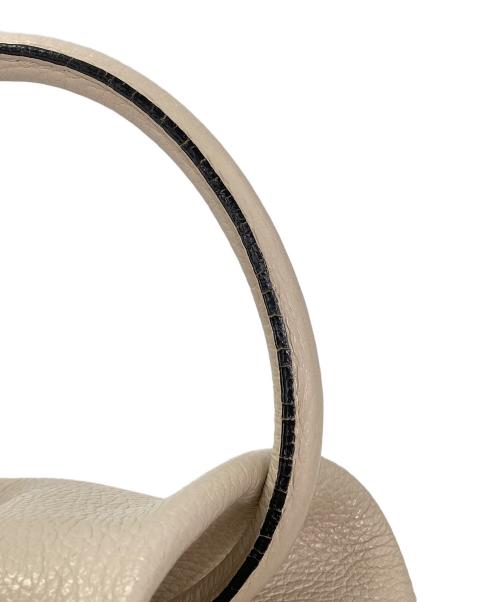 MARLON（マロン）MARLON (マロン) 2WAYレザーバッグ ホワイトの古着・服飾アイテム