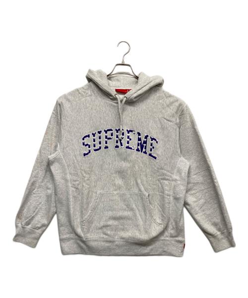 SUPREME（シュプリーム）Supreme (シュプリーム) Hearts Arc Hooded Sweatshirt グレー サイズ:Mの古着・服飾アイテム