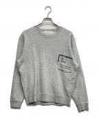 TOGA ARCHIVESトーガアーカイブス）の古着「Print logo sweat」｜グレー