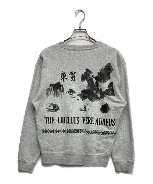 TOGA ARCHIVES（トーガアーカイブス）TOGA ARCHIVES (トーガアーカイブス) Print logo sweat グレー サイズ:44の古着・服飾アイテム
