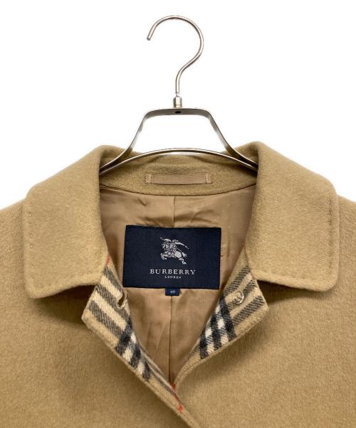 BURBERRY LONDON（バーバリーロンドン）BURBERRY LONDON (バーバリーロンドン) カシミヤブレンドコート ベージュ サイズ:40の古着・服飾アイテム