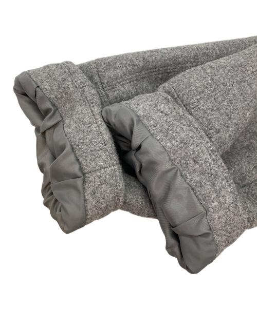 BURBERRY BLUE LABEL（バーバリーロンドンブルーレーベル）BURBERRY BLUE LABEL (バーバリーロンドンブルーレーベル) アンゴラ混コート グレー サイズ:40の古着・服飾アイテム