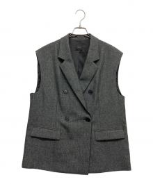 Spick and Span（スピック＆スパン）の古着「メランジダブルブレストジレ」｜グレー