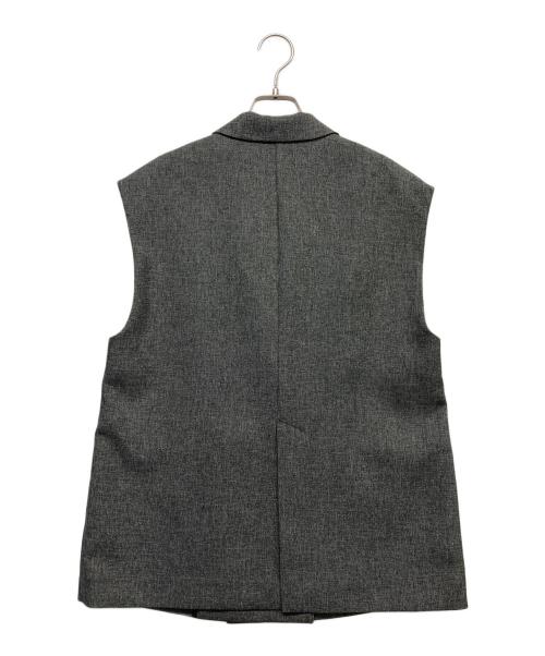 Spick and Span（スピック＆スパン）Spick and Span (スピックアンドスパン) メランジダブルブレストジレ グレー サイズ:38の古着・服飾アイテム