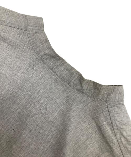 POLYPLOID（ポリプロイド）POLYPLOID (ポリプロイド) スタンドカラーダブルシャツ グレー サイズ:2の古着・服飾アイテム