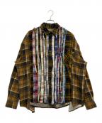 Rebuild by Needlesリビルドバイニードルス）の古着「再構築シャツ」｜ベージュ