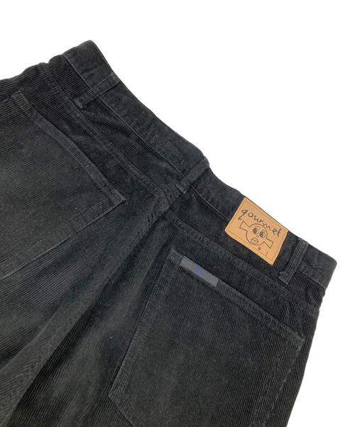 GOURMETJEANS（グルメジーンズ）GOURMETJEANS (グルメジーンズ) TYPE 1 LOOSE ブラック サイズ:36の古着・服飾アイテム