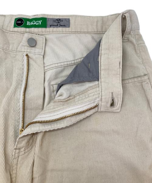 GOURMETJEANS（グルメジーンズ）GOURMETJEANS (グルメジーンズ) TYPE 1 BAGGY アイボリー サイズ:34の古着・服飾アイテム