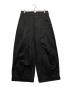 SHINYA KOZUKA（シンヤコズカ）の古着「タックワイドパンツ」｜ブラック
