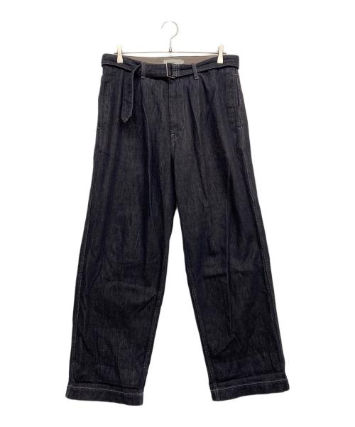 Graphpaper（グラフペーパー）Graphpaper (グラフペーパー) Colorfast Denim Belted Pants インディゴ サイズ:1の古着・服飾アイテム