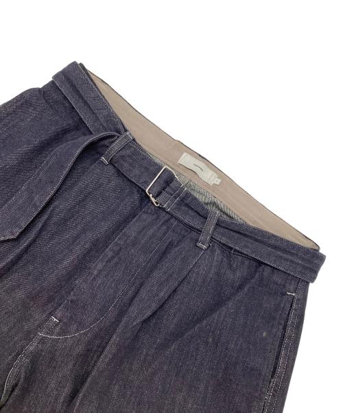 Graphpaper（グラフペーパー）Graphpaper (グラフペーパー) Colorfast Denim Belted Pants インディゴ サイズ:1の古着・服飾アイテム
