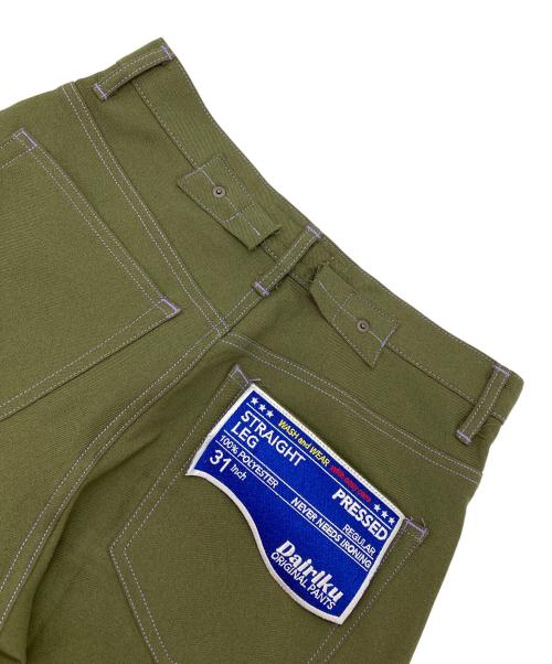 DAIRIKU（ダイリク）DAIRIKU (ダイリク) FLASHER PRESSED PANTS グリーン サイズ:W31の古着・服飾アイテム