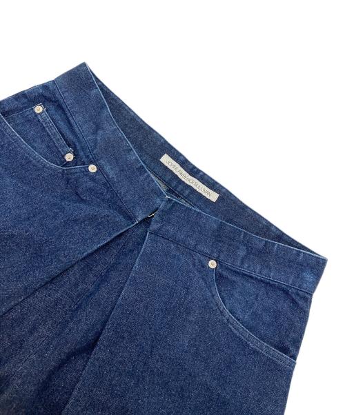 JOHN LAWRENCE SULLIVAN（ジョン ローレンス サリバン）JOHN LAWRENCE SULLIVAN (ジョン ローレンス サリバン) Rigid Denim Wide Pants インディゴ サイズ:46の古着・服飾アイテム