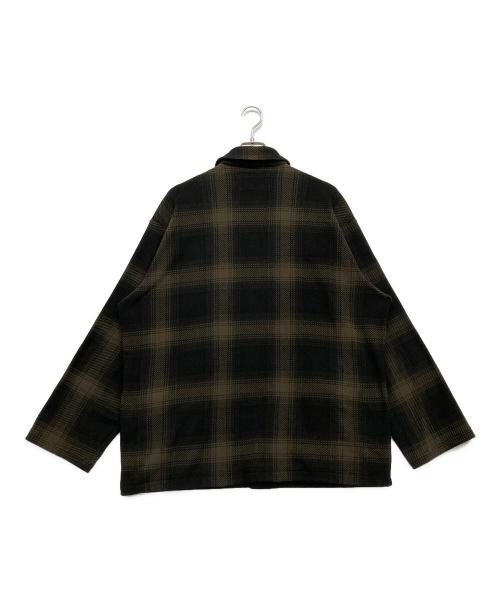 WACKO MARIA（ワコマリア）WACKO MARIA (ワコマリア) CHECK FLEECE SHIRT JACKET グリーン サイズ:Ｍの古着・服飾アイテム