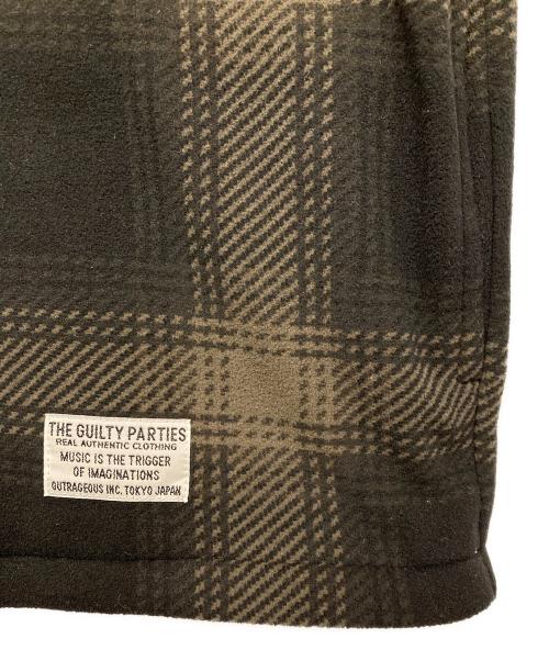 WACKO MARIA（ワコマリア）WACKO MARIA (ワコマリア) CHECK FLEECE SHIRT JACKET グリーン サイズ:Ｍの古着・服飾アイテム