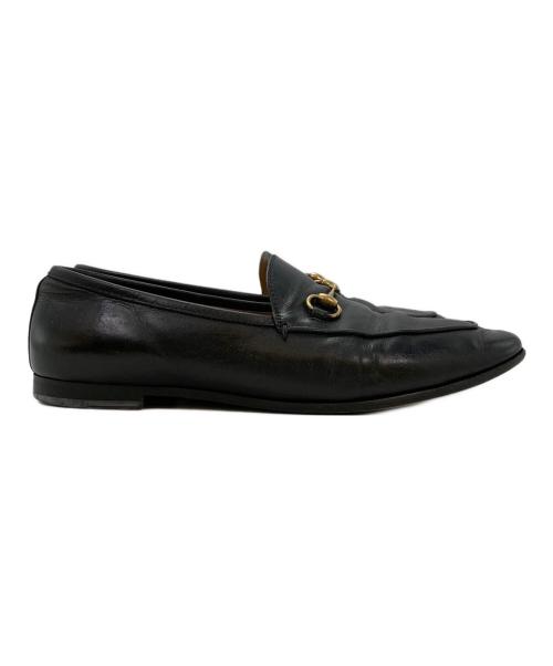 GUCCI（グッチ）GUCCI (グッチ) ホースビットローファー ブラック サイズ:38 1/2の古着・服飾アイテム