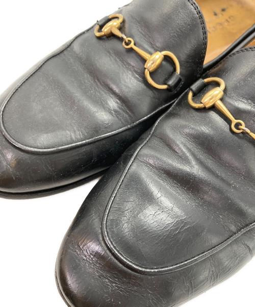 GUCCI（グッチ）GUCCI (グッチ) ホースビットローファー ブラック サイズ:38 1/2の古着・服飾アイテム