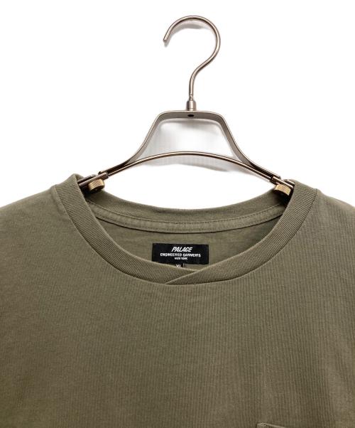 PALACE（パレス）PALACE (パレス) Engineered Garments (エンジニアド ガーメンツ) ヘビーウエイトT グリーン サイズ:XLの古着・服飾アイテム