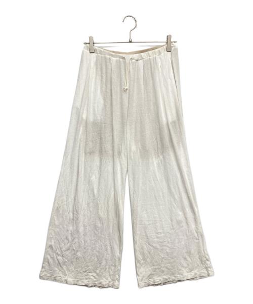 ETRE TOKYO（エトレトウキョウ）ETRE TOKYO (エトレトウキョウ) エアリーカットセミワイドパンツ ホワイト サイズ:Sの古着・服飾アイテム