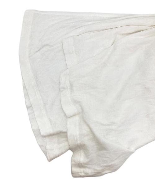ETRE TOKYO（エトレトウキョウ）ETRE TOKYO (エトレトウキョウ) エアリーカットセミワイドパンツ ホワイト サイズ:Sの古着・服飾アイテム