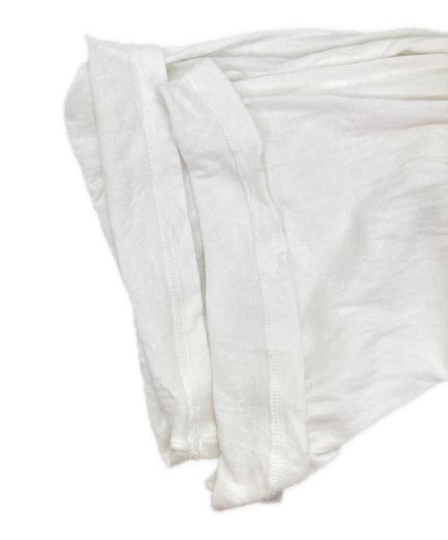 ETRE TOKYO（エトレトウキョウ）ETRE TOKYO (エトレトウキョウ) エアリーカットセミワイドパンツ ホワイト サイズ:Sの古着・服飾アイテム